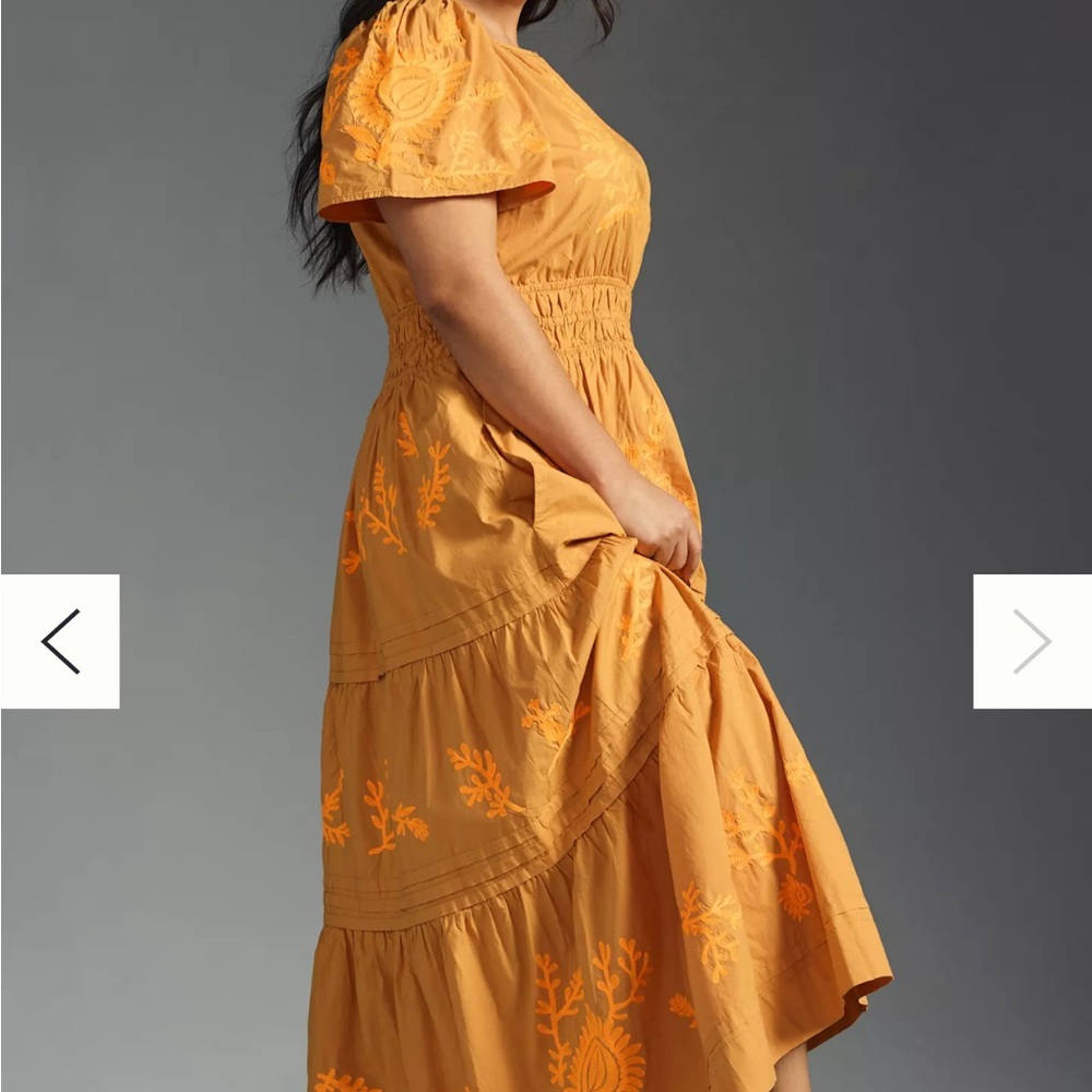 Anthro Cotton Dress - Picture 4 of 13